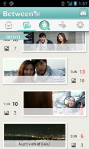 Photos in the Between app