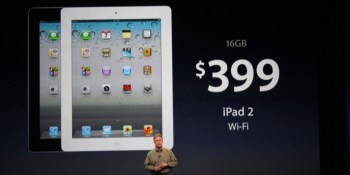 Hey bargain hunters: Apple’s 16GB iPad 2 is now $399