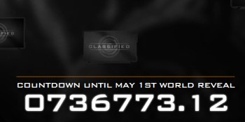 Call of Duty website counting down to May 1 world reveal
