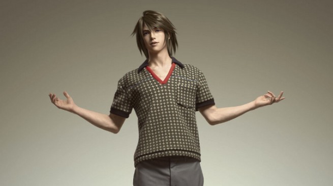Final Fantasy XIII-2 Prada fashion showcase Arena Homme+