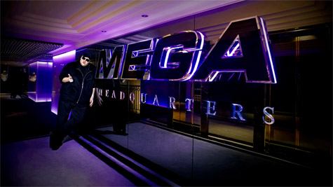 kim dotcom at megaupload headquarters