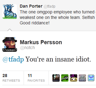 Notch tweets to Dan Porter