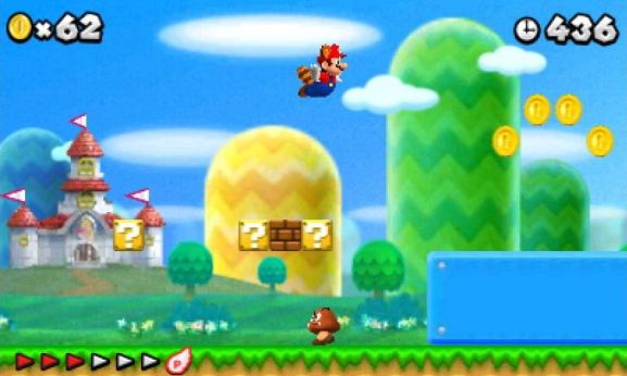 New Super Mario Bros. 2 flying