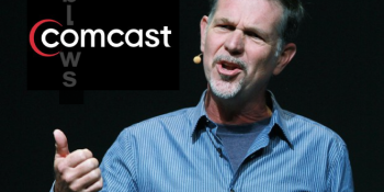 Netflix’s Reed Hastings takes a swing at Comcast in the name of net neutrality