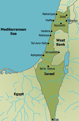 Israel map