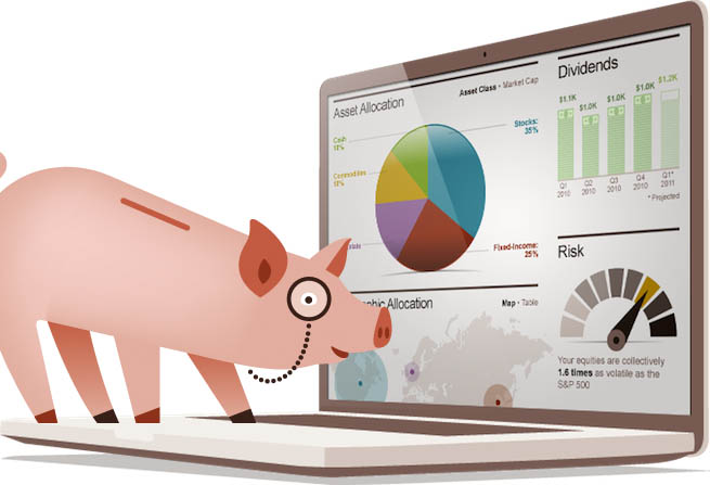 SigFig financial dashboard