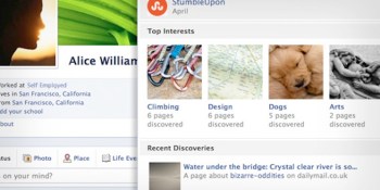 StumbleUpon’s new Facebook Timeline app aims to spark conversation when you find cool stuff