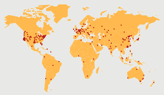 Symantec map