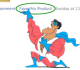 Fab.com facebook action