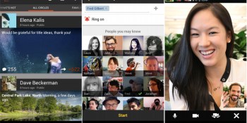 Google+ for Android adds beautiful layout, easier-to-start hangouts
