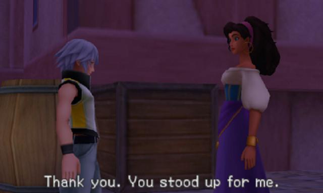 Kingdom Hearts 3D - Riku and Esmeralda