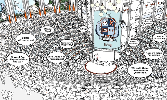 Reddit users illustration
