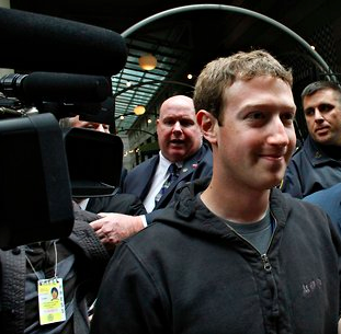 Zuckerberg in hoodie