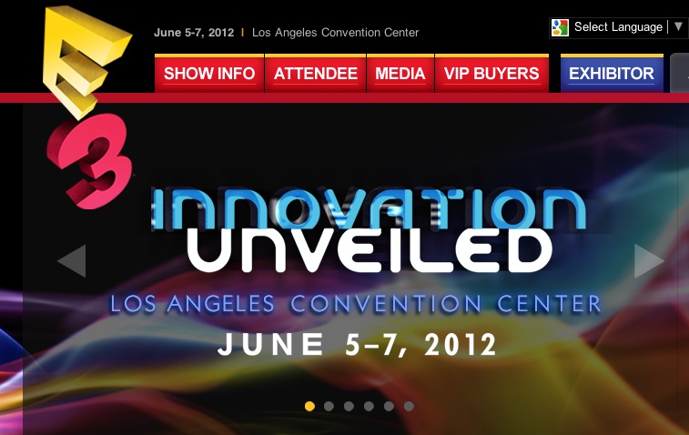 E3 Web Screen Shot