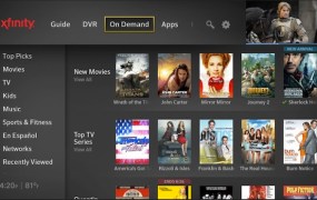 Comcast X1 User Interface