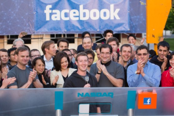 zuckerberg facebook nasdaq bell official