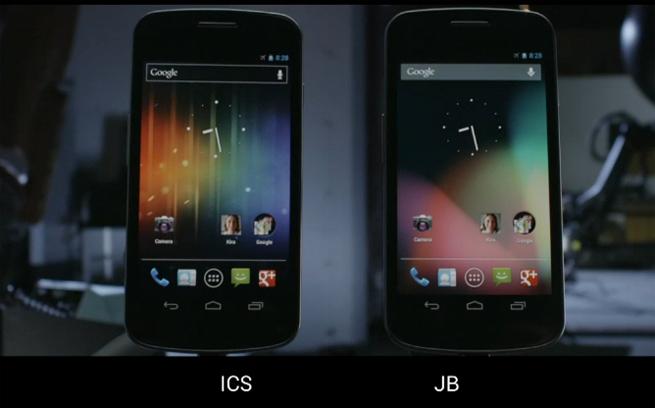 ice cream sandwich vs android jelly bean