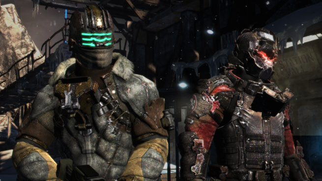 Dead Space 3's Isaac Clarke and John Carver