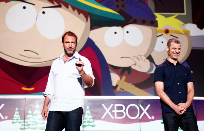 Trey Parker and Matt Stone at Microsoft E3 2012 Media Briefing