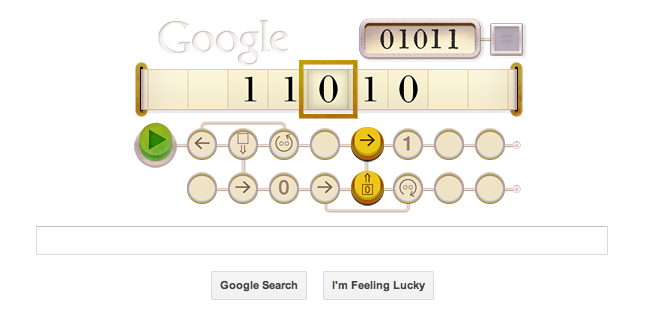 Google Turing game