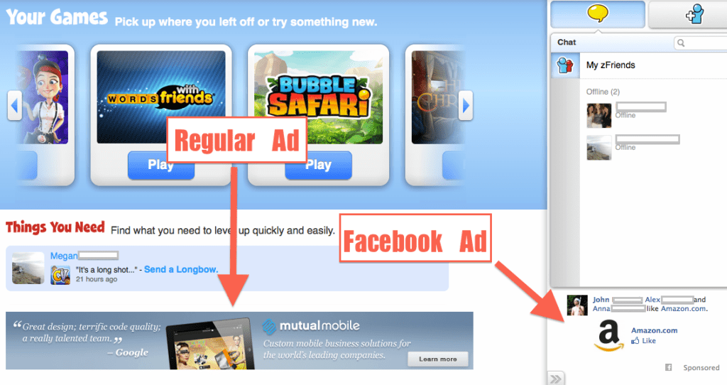 Zynga Ads