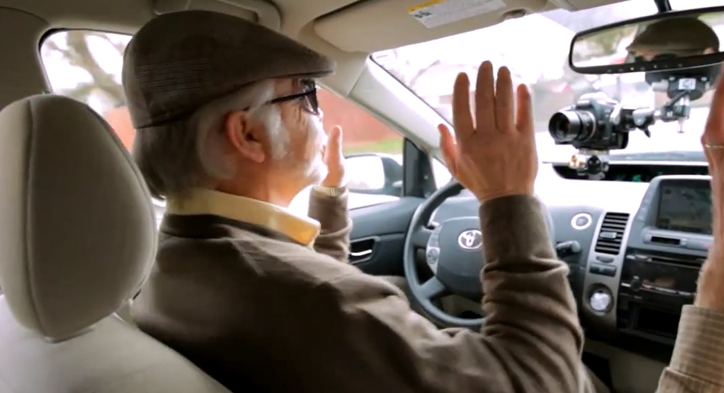 A blind driver test-drives Google's self-driving car