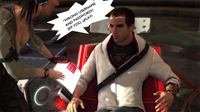 Desmond is angry about an error!