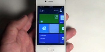 Hacker brings slick Windows 8 theme to the iPhone (video)