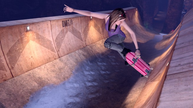 A lady skater in THPS HD