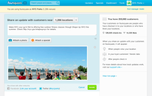 foursquare merchant dashboard