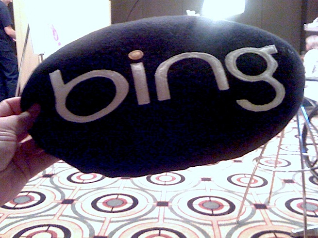 A Bing pillow