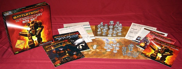 BattleTech board game intro box