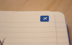 Closeup of Evernote Smart Notebook paper