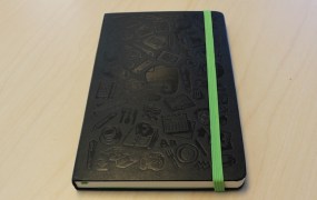 Moleskine's Evernote Smart Notebook is embossed