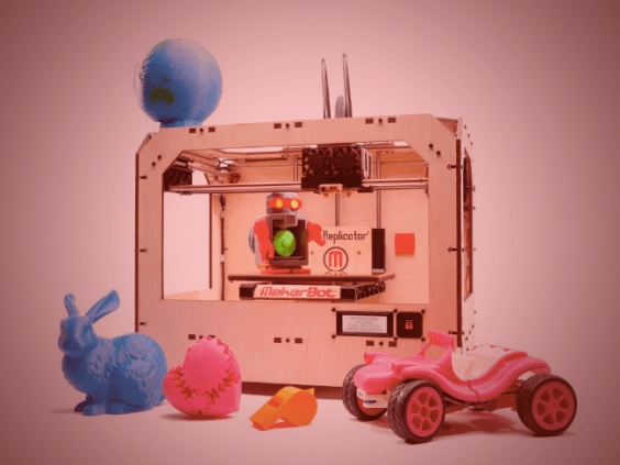 Photo of the Makerbot Replicator 