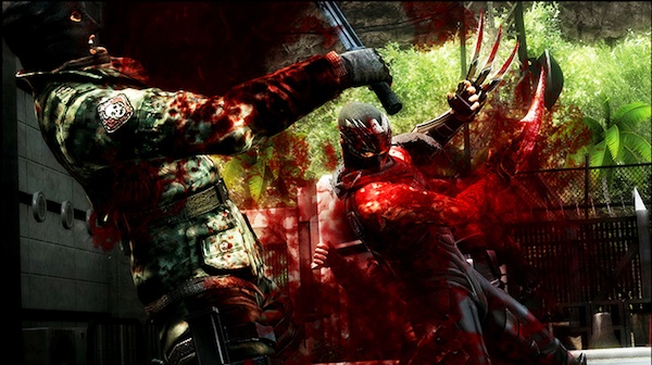 Ninja Gaiden 3 blood spill