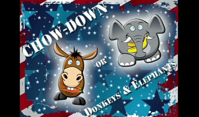 Donkeys and Elephants: Chow Down Kickstarter