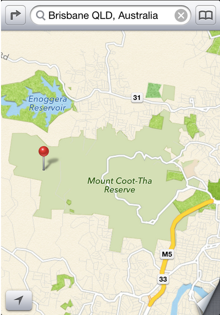 Apple maps data
