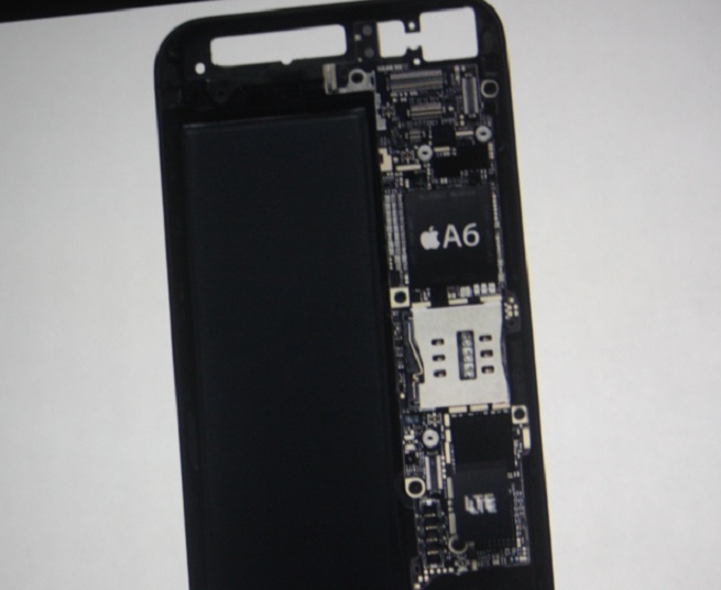 The interior of the iPhone 5
