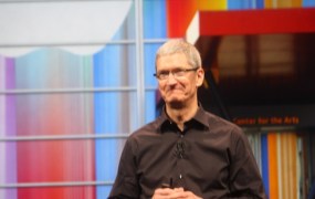 Apple CEO Tim Cook at the iPhone 5 event