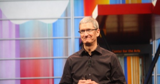 Apple CEO Tim Cook at the iPhone 5 event