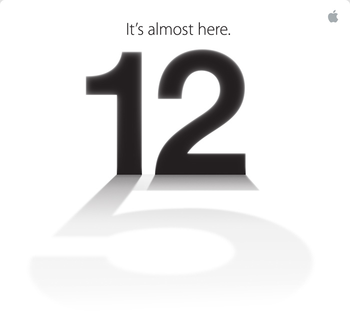 Apple iPhone 5 launch invitation