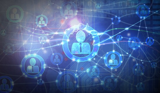 Business network, conceptual image