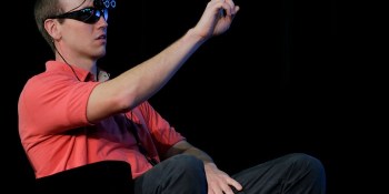 Control computers with a twitch of the eyeball & a swipe of the hand using this nerdy eyewear