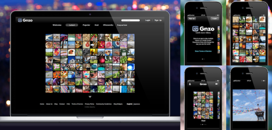 Gnzo screenshots on iPad and iPhone
