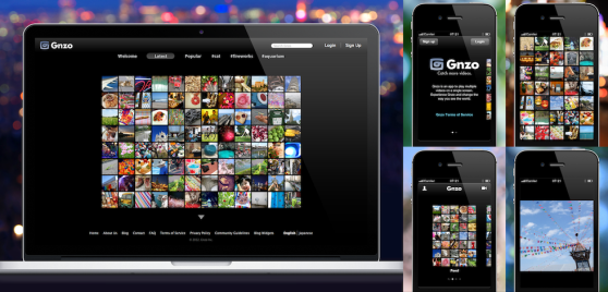 Gnzo screenshots on iPad and iPhone