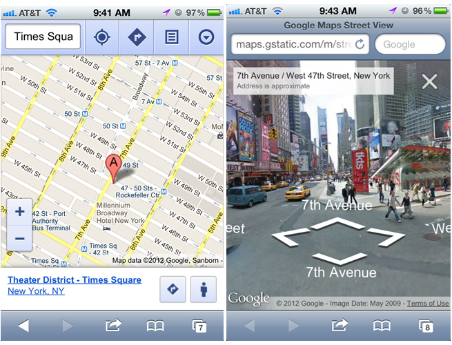 google-maps-street-view-ios-web-app