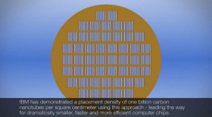 IBM carbon nanotube wafer