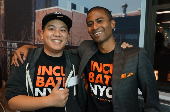 Brian Shields and Eric Ho at IncubteNYC's launch