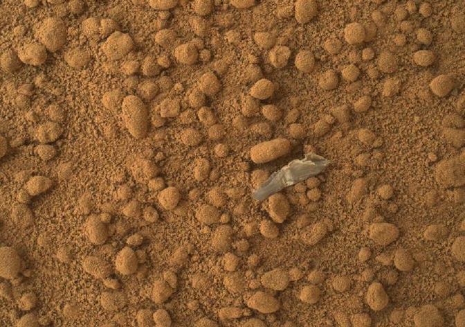 Mars Curiosity debris